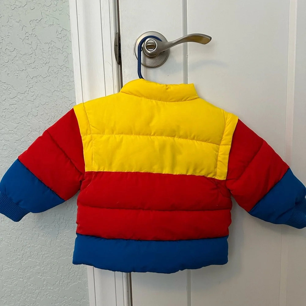 LEGO‎ Collection x Target Baby Adaptive Color Block Puffer Jacket, 12 mo